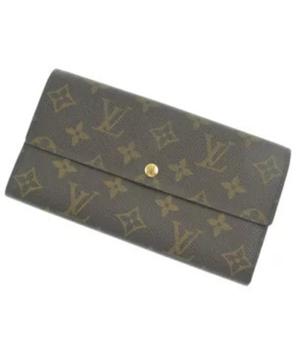 Louis Vuitton Wallet coin case Wallet Brown